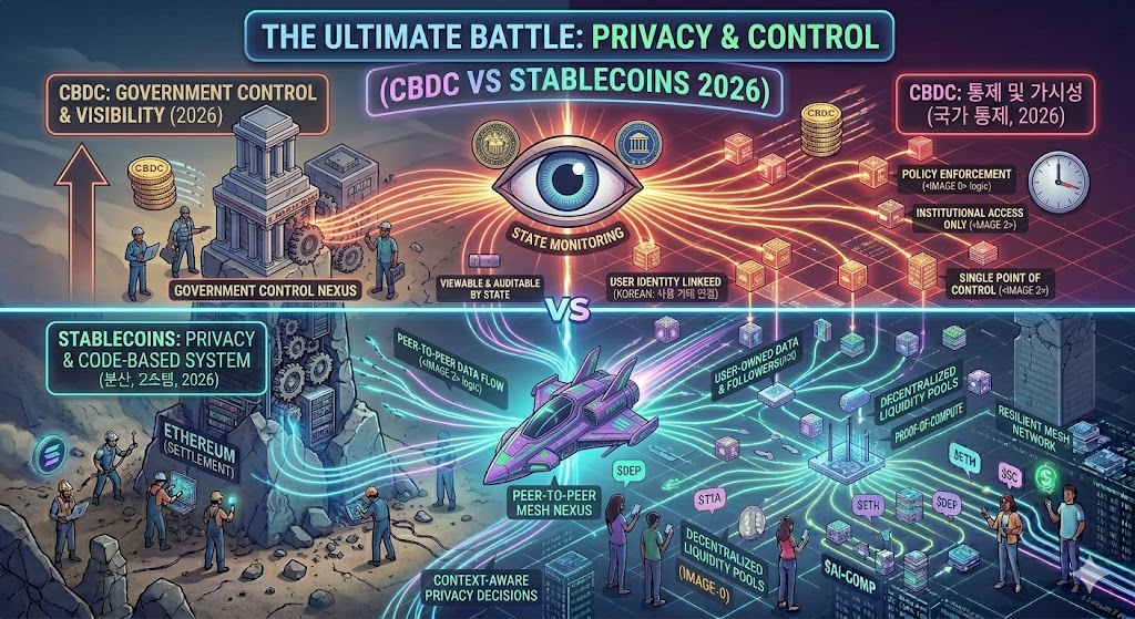 5 Reasons CBDC vs Stablecoins 2026 is the Ultimate Money War